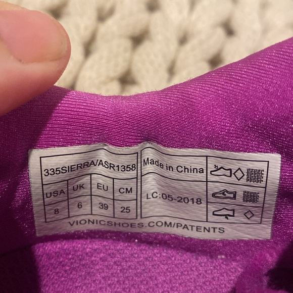 Vionic Flex Sierra Black Women’s Lace Up Sneakers Size 8 - Picture 6 of 7